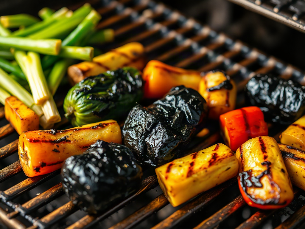 Grilling Organic Vegetables and Char Exposure—Managing Heat, Smoke, and Blackened Surfaces Grilling Organic Vegetables and Char Exposure—Managing Heat, Smoke, and Blackened Surfaces