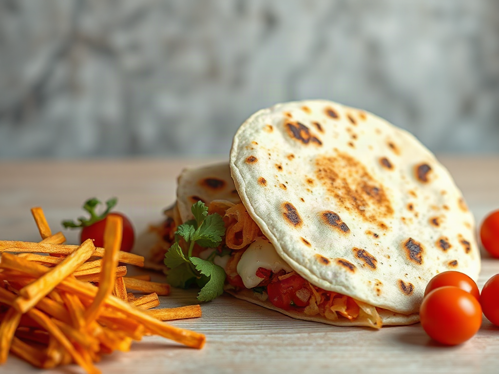 Tortilla nutrition by grain, filling, and serving combination